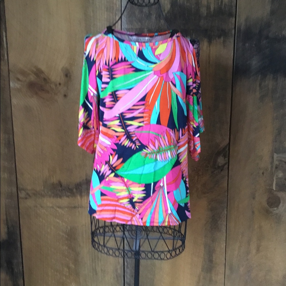 Trina Turk Hawaiian Print Top
